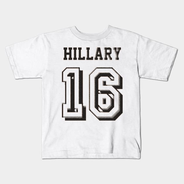 Hillary Clinton Kids T-Shirt by ESDesign